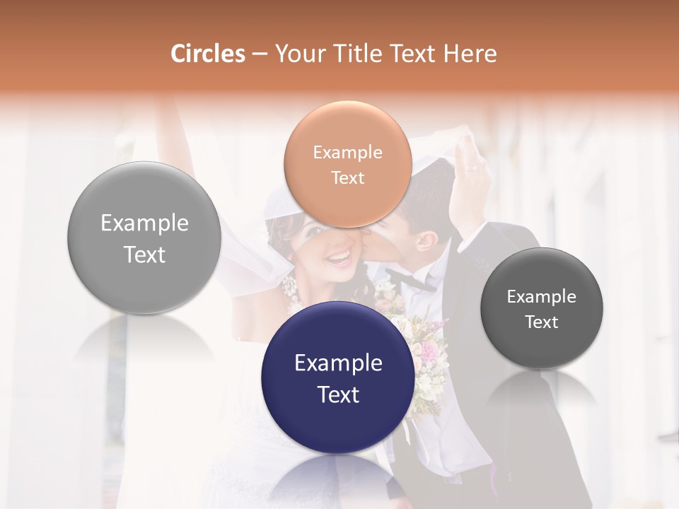 White Bouquet Getting PowerPoint Template