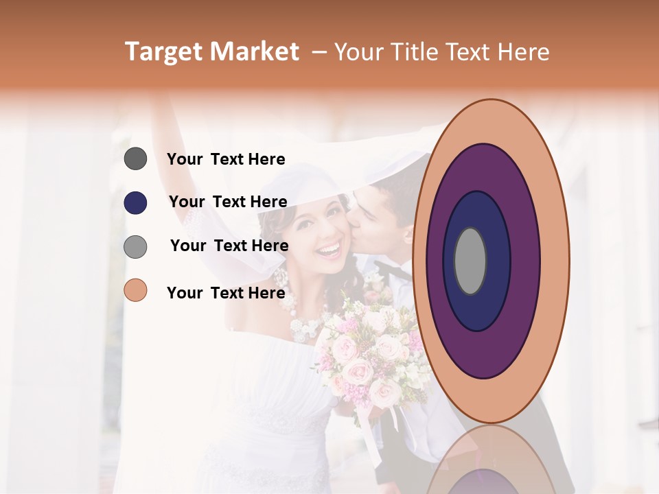 White Bouquet Getting PowerPoint Template