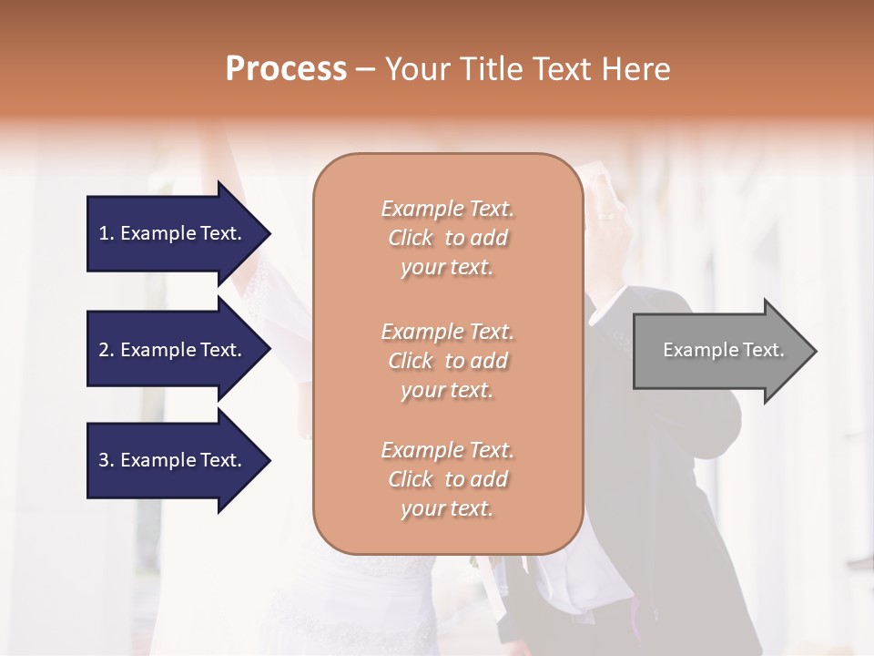 White Bouquet Getting PowerPoint Template