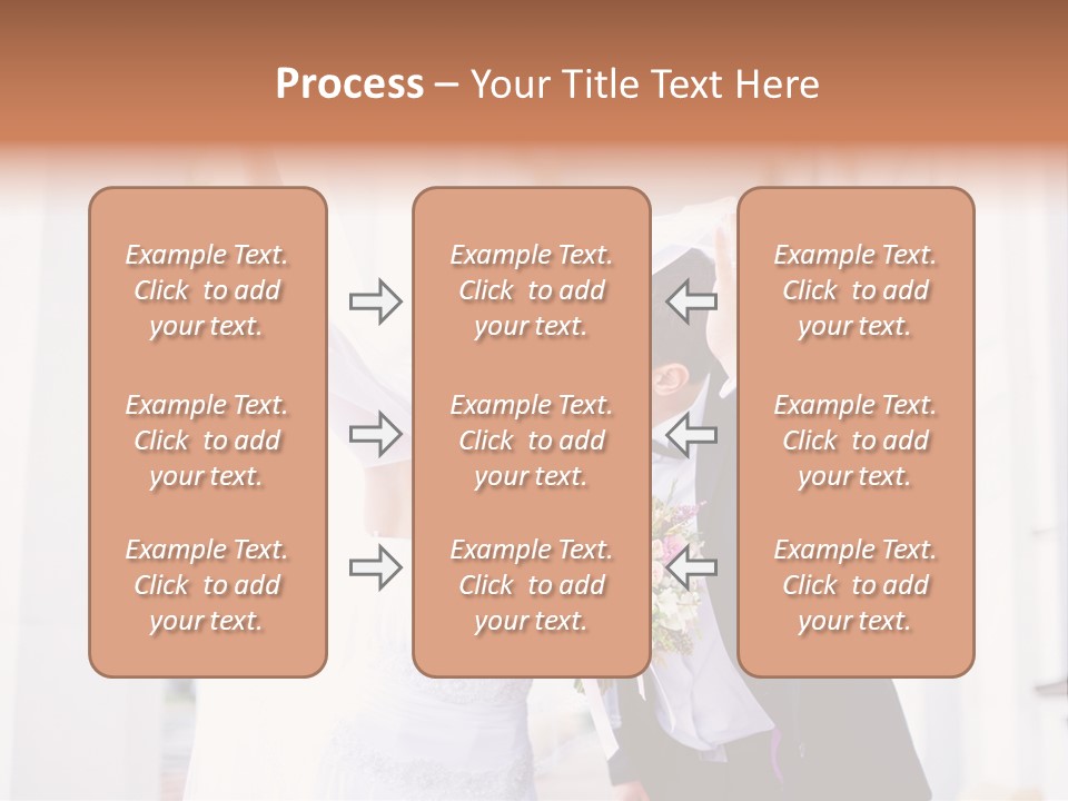 White Bouquet Getting PowerPoint Template