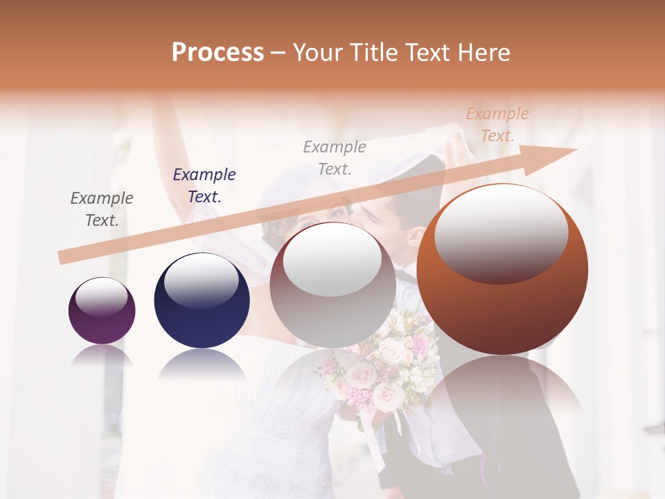 White Bouquet Getting PowerPoint Template