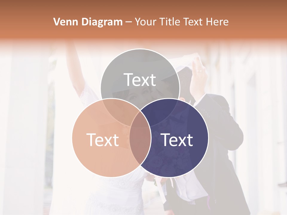 White Bouquet Getting PowerPoint Template