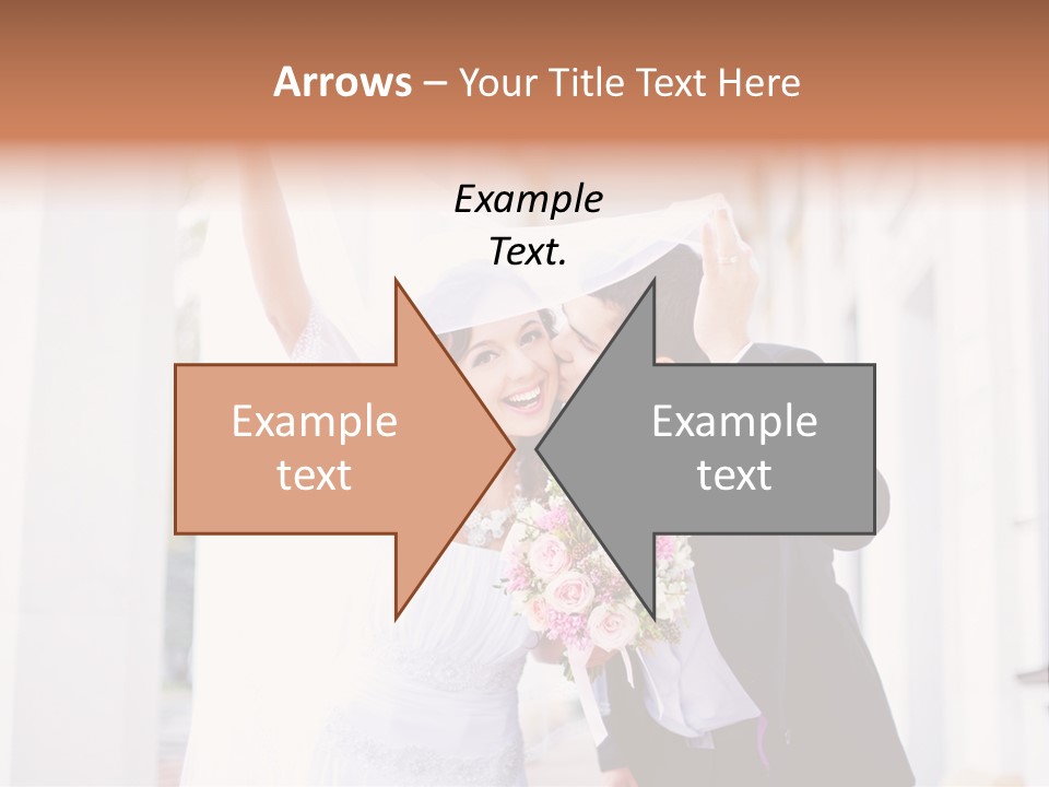 White Bouquet Getting PowerPoint Template