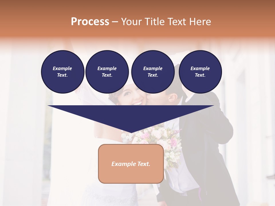 White Bouquet Getting PowerPoint Template