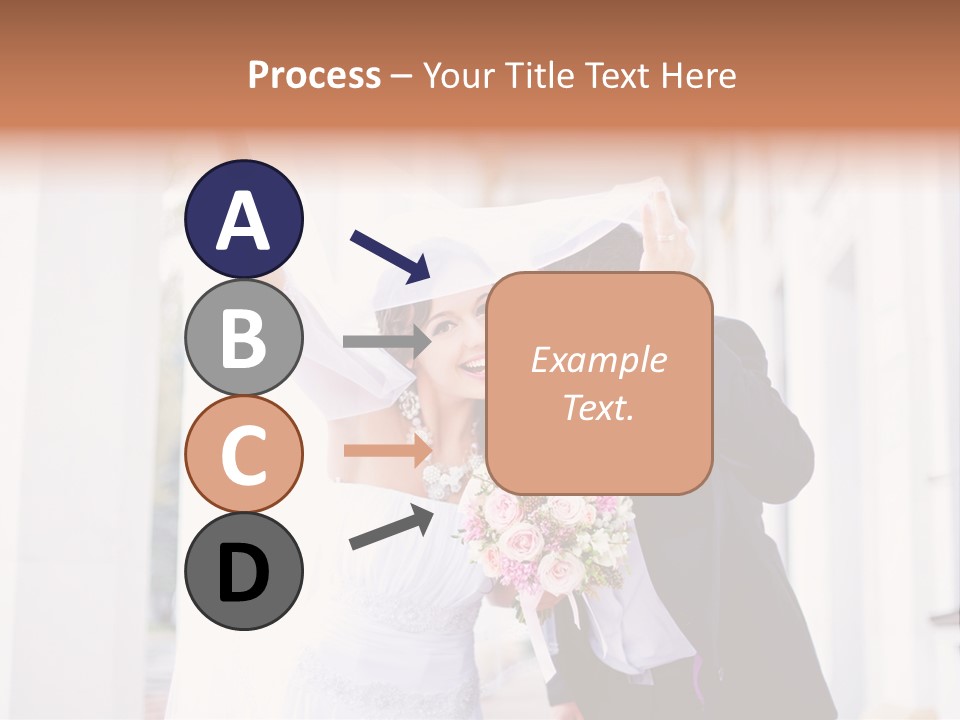 White Bouquet Getting PowerPoint Template