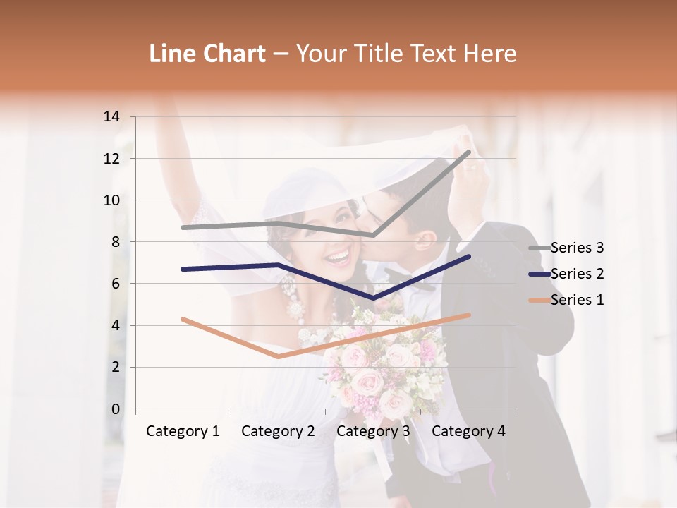 White Bouquet Getting PowerPoint Template