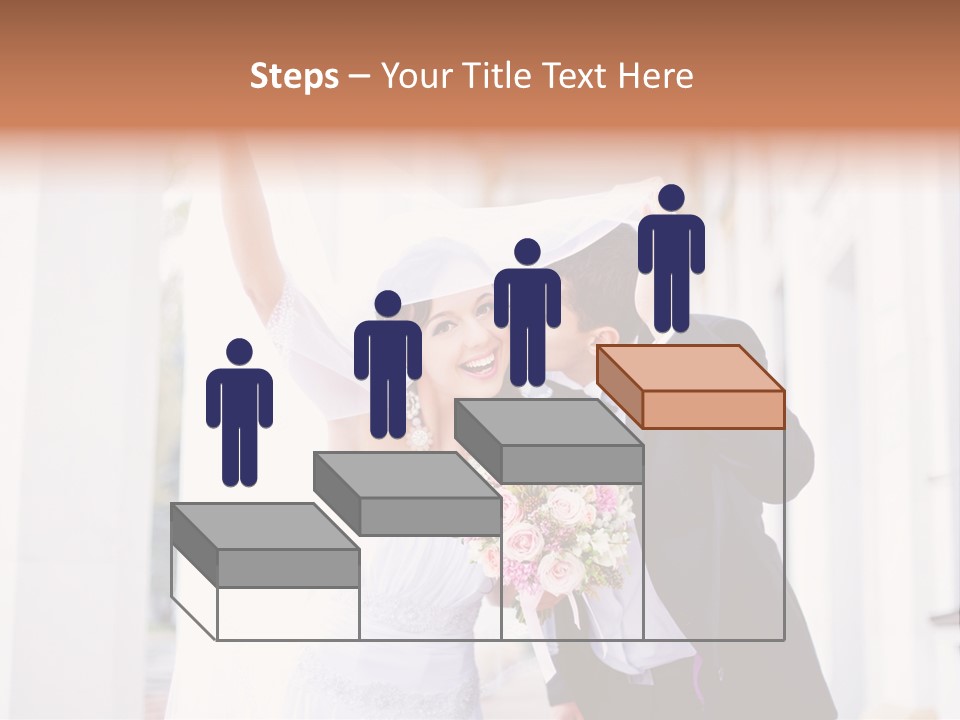 White Bouquet Getting PowerPoint Template