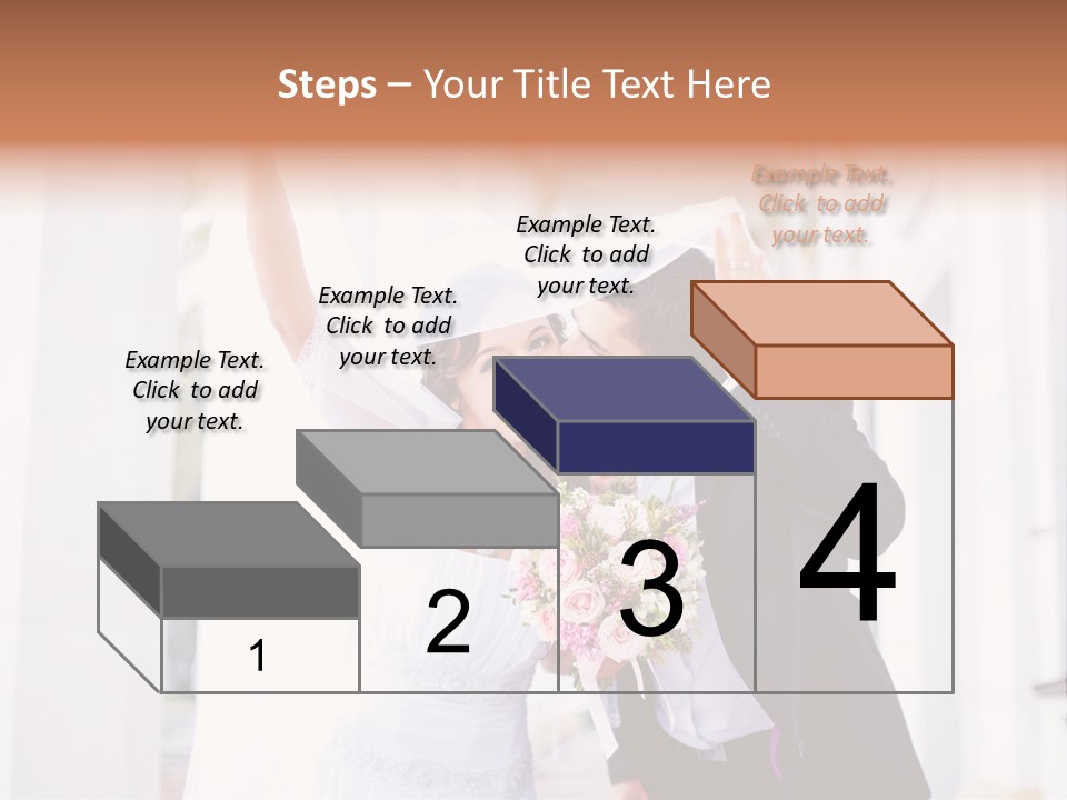 White Bouquet Getting PowerPoint Template