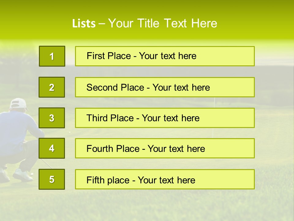Nature Grass Success PowerPoint Template