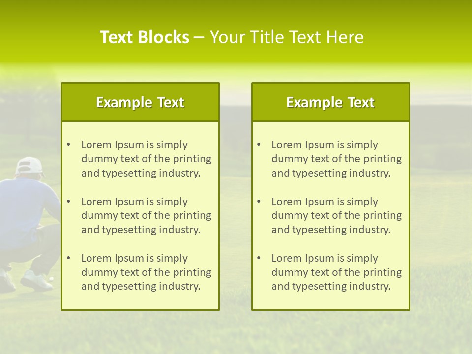 Nature Grass Success PowerPoint Template