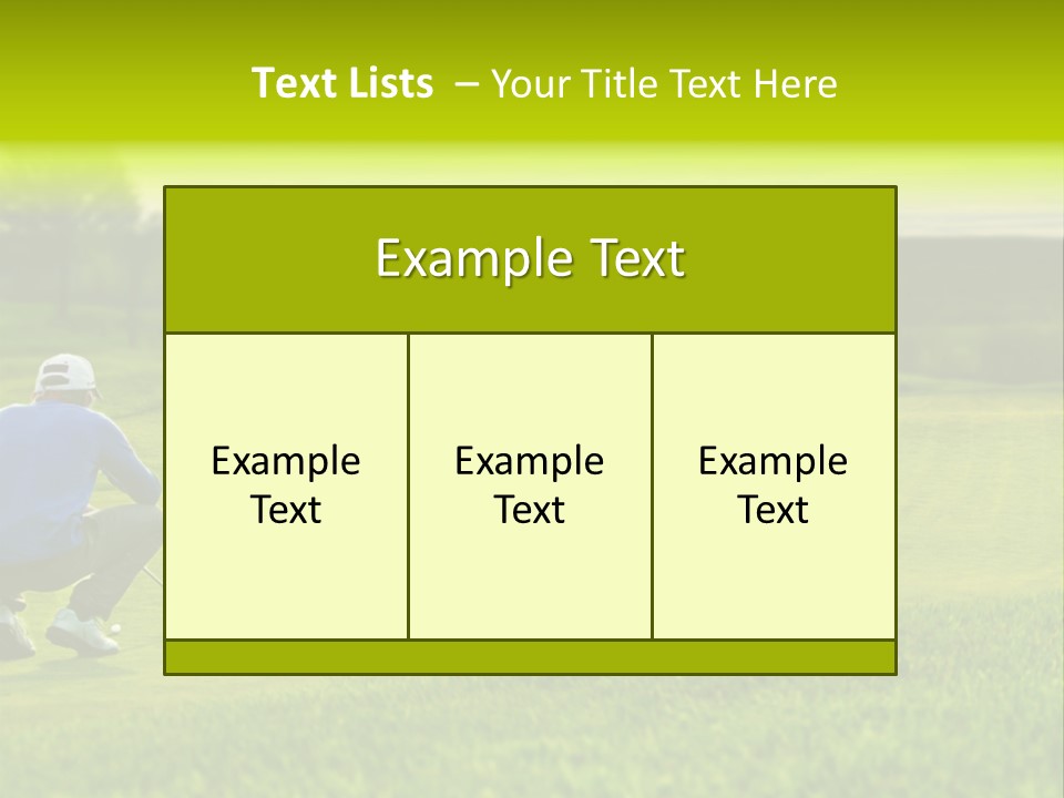 Nature Grass Success PowerPoint Template