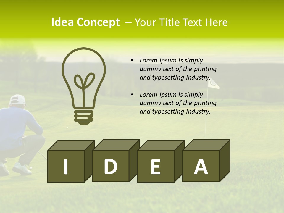Nature Grass Success PowerPoint Template
