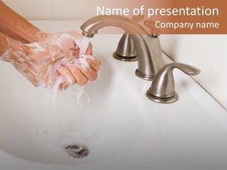 Hand Soap Disinfect PowerPoint Template