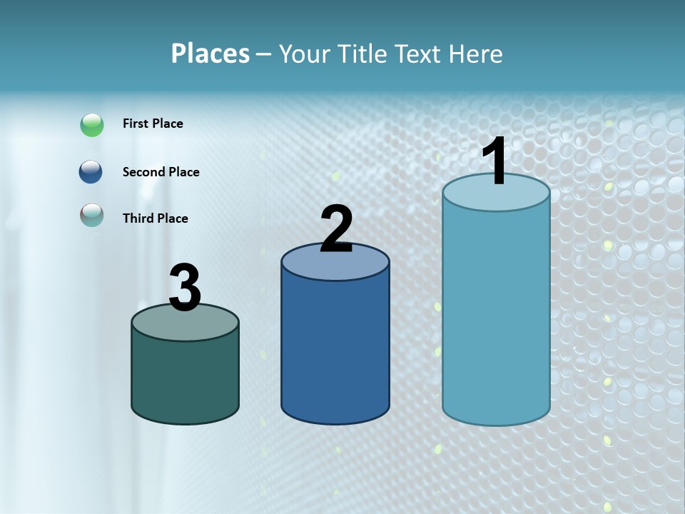 Modern Technology Row PowerPoint Template