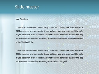 Modern Technology Row PowerPoint Template