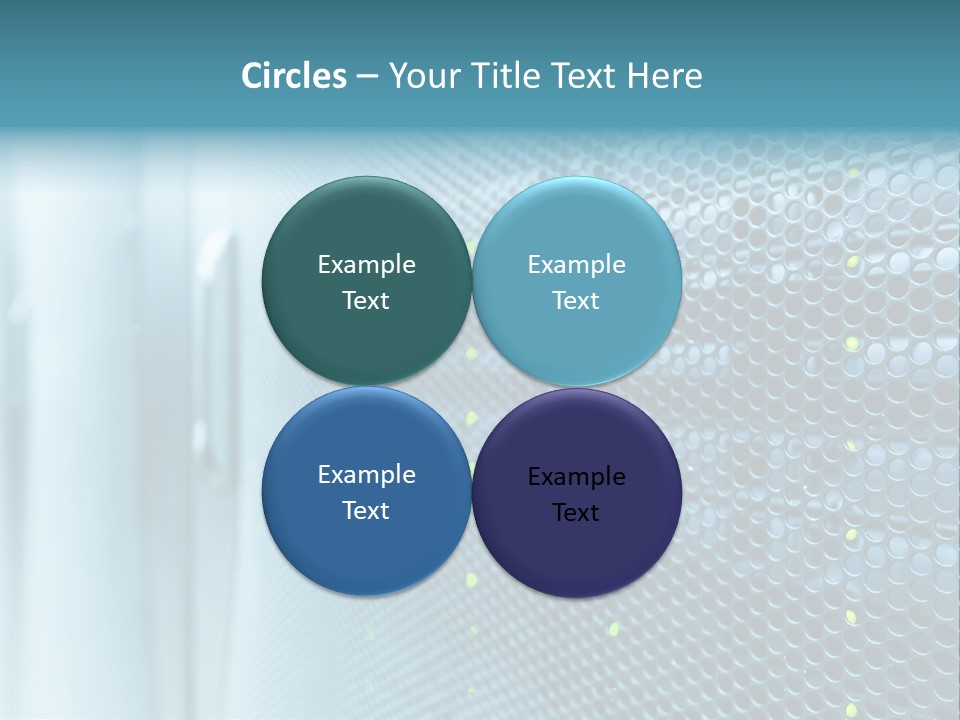 Modern Technology Row PowerPoint Template