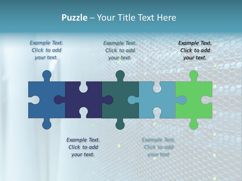 Modern Technology Row PowerPoint Template