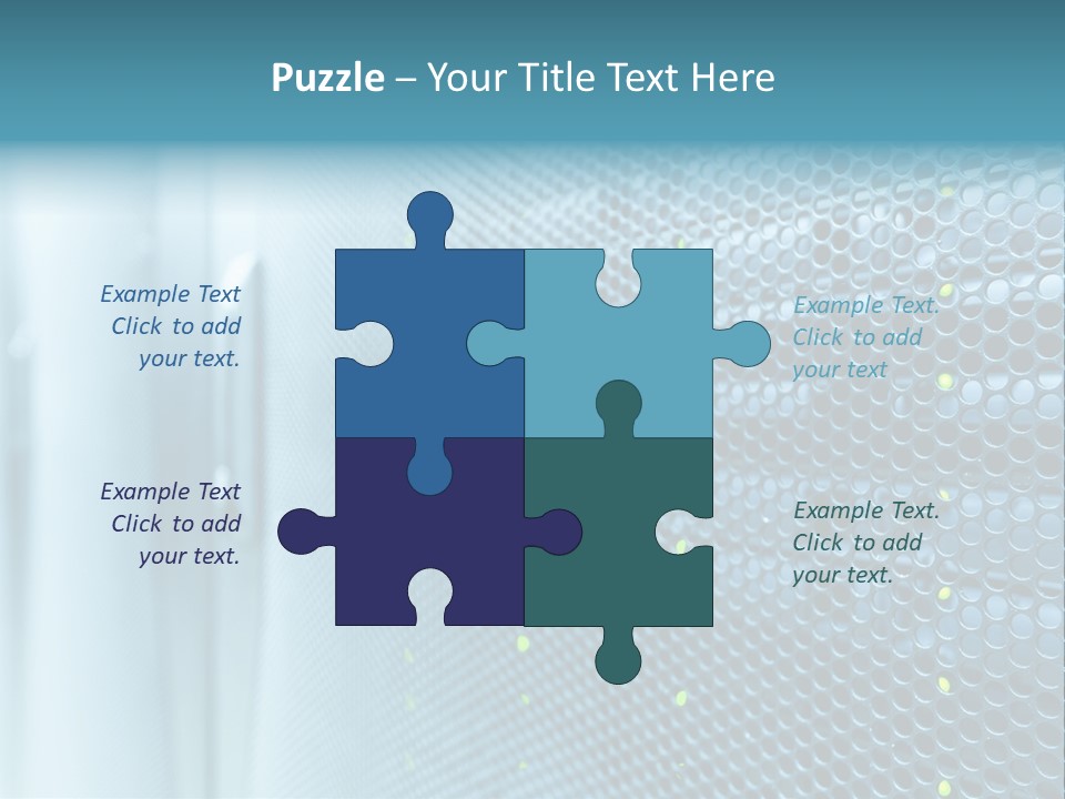 Modern Technology Row PowerPoint Template