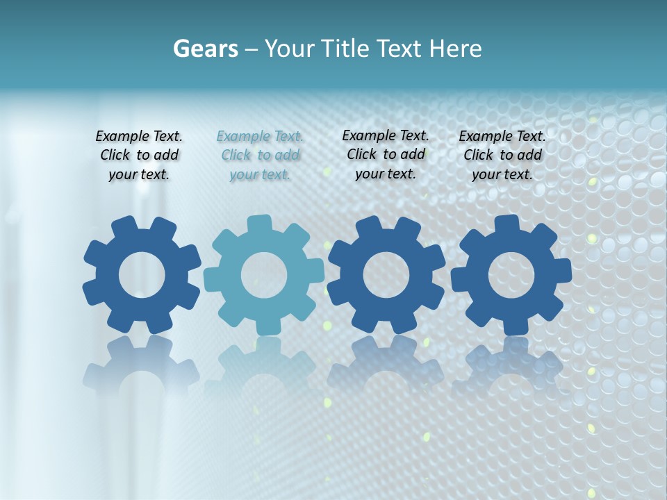 Modern Technology Row PowerPoint Template