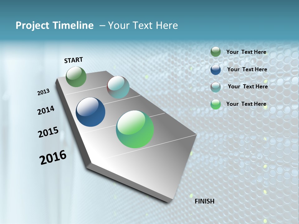 Modern Technology Row PowerPoint Template