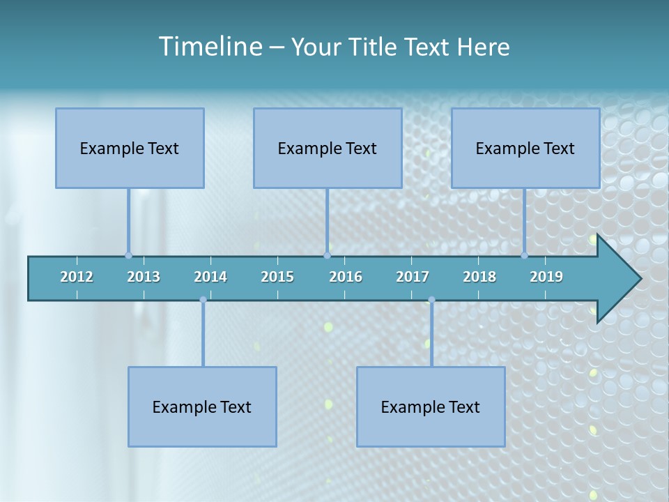 Modern Technology Row PowerPoint Template