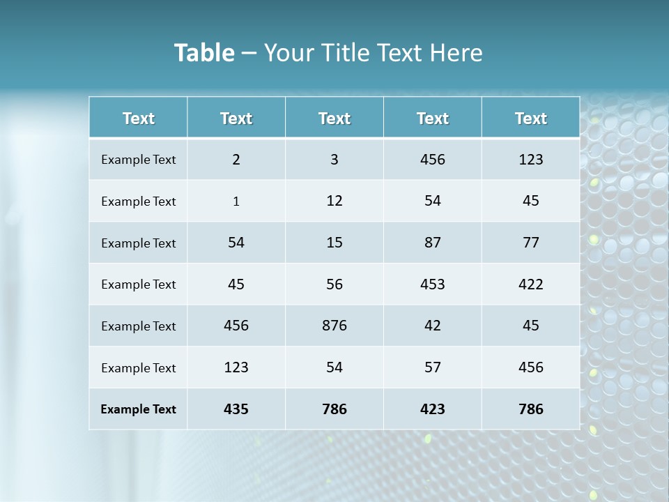 Modern Technology Row PowerPoint Template