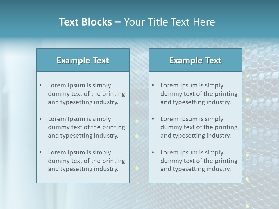 Modern Technology Row PowerPoint Template