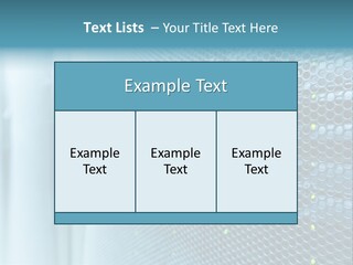 Modern Technology Row PowerPoint Template