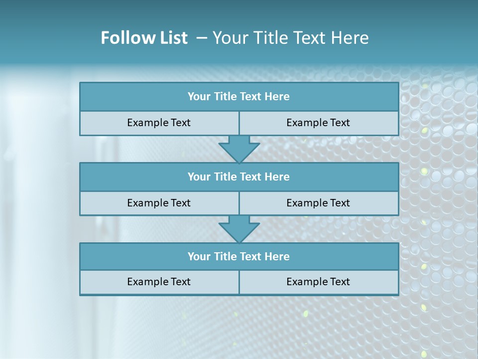 Modern Technology Row PowerPoint Template