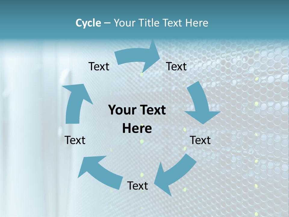 Modern Technology Row PowerPoint Template