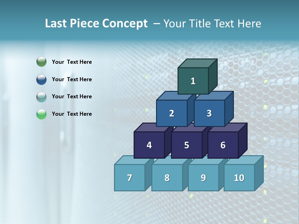 Modern Technology Row PowerPoint Template