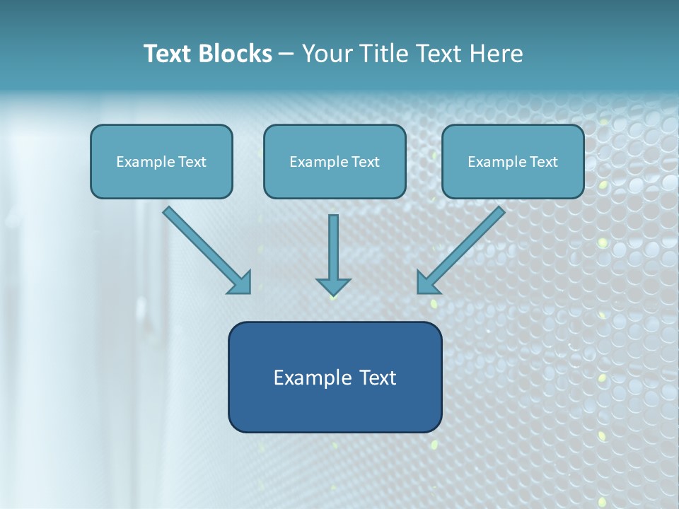 Modern Technology Row PowerPoint Template