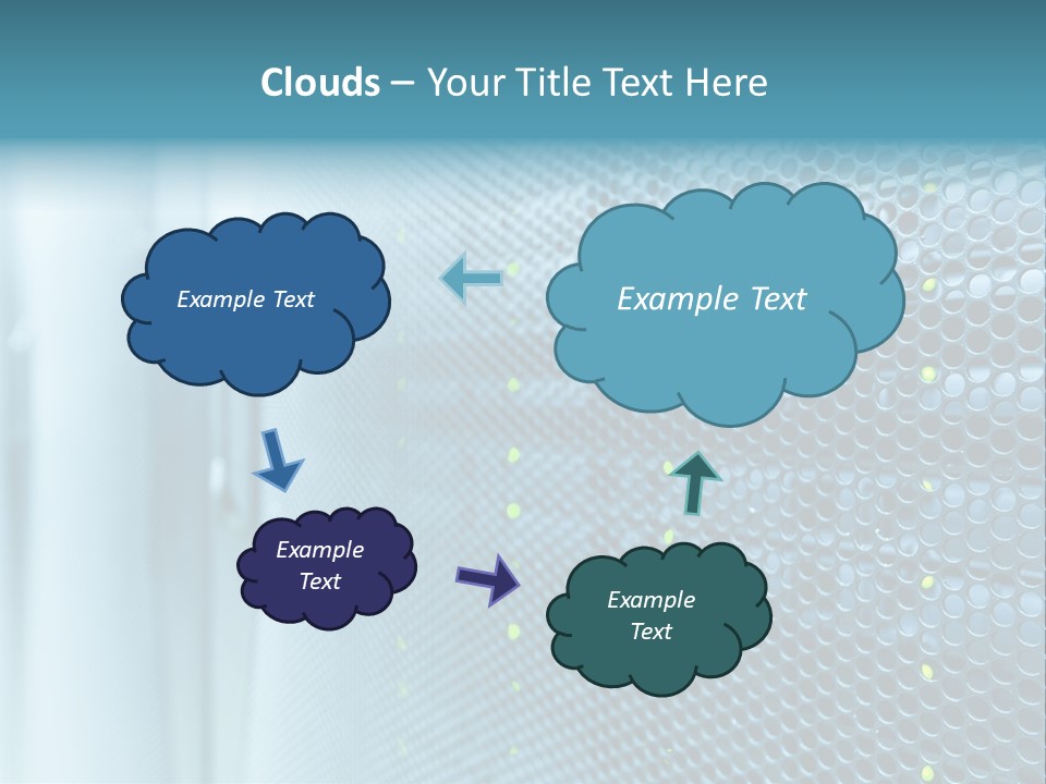 Modern Technology Row PowerPoint Template