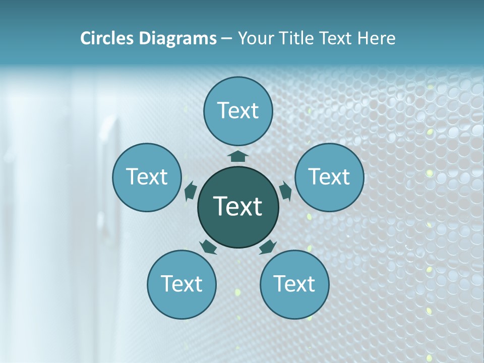 Modern Technology Row PowerPoint Template