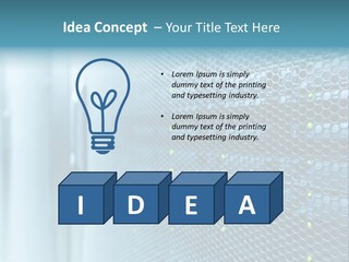 Modern Technology Row PowerPoint Template