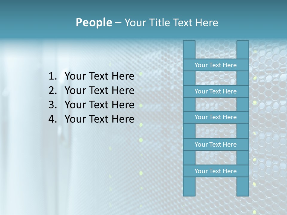 Modern Technology Row PowerPoint Template