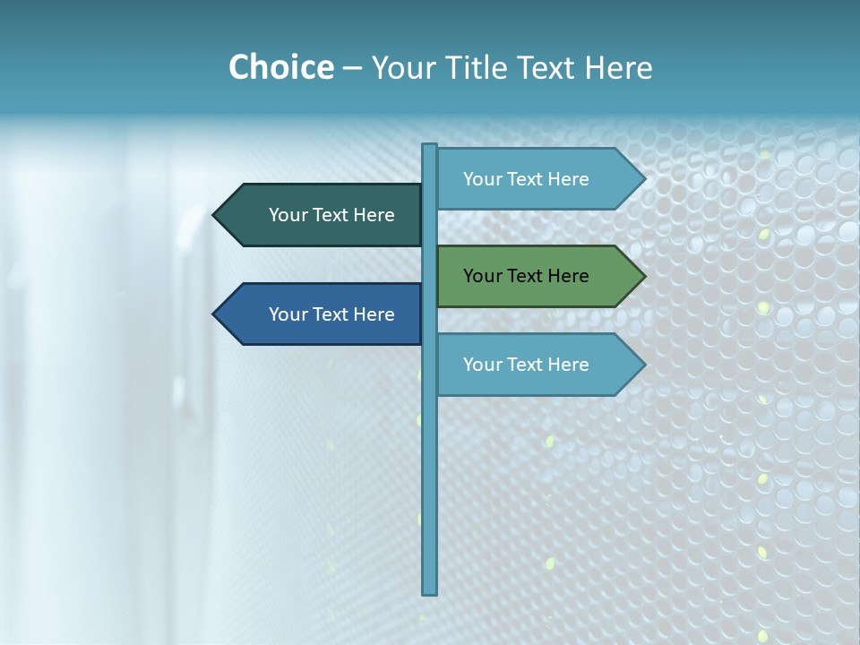 Modern Technology Row PowerPoint Template