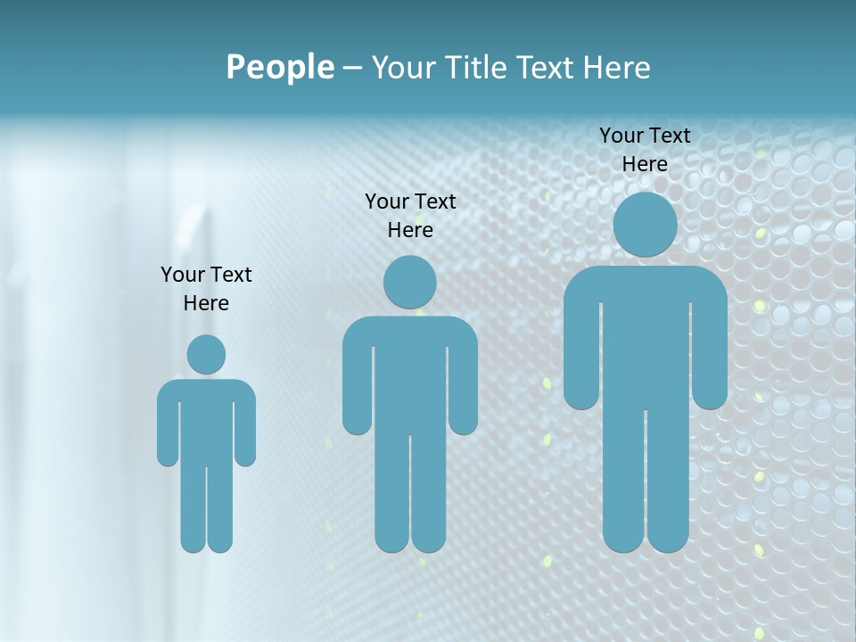 Modern Technology Row PowerPoint Template