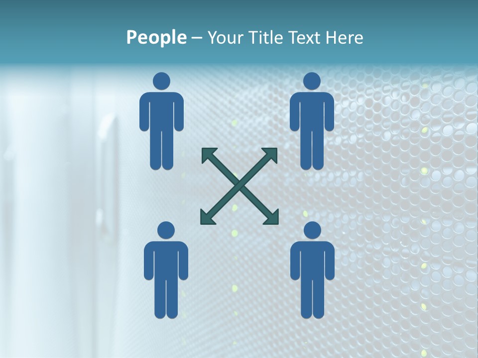 Modern Technology Row PowerPoint Template