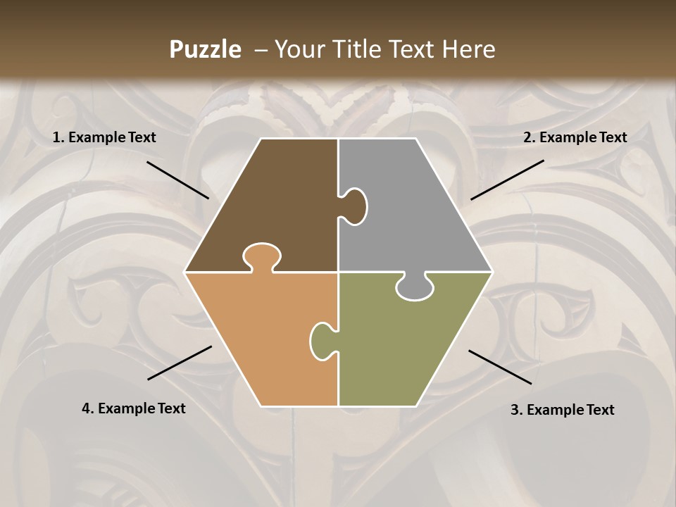 New Zealand Face Sculpture PowerPoint Template