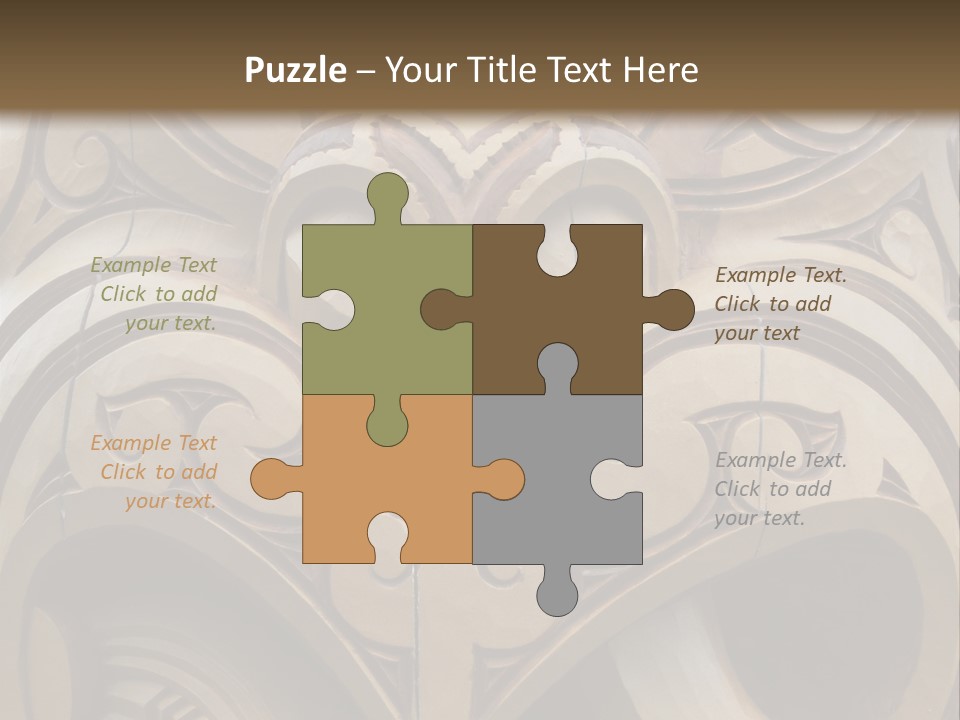 New Zealand Face Sculpture PowerPoint Template