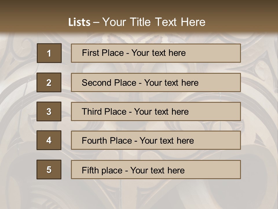 New Zealand Face Sculpture PowerPoint Template