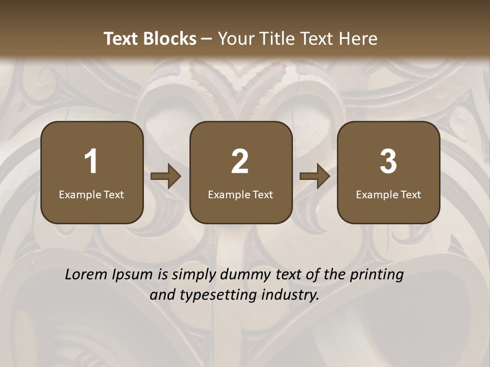 New Zealand Face Sculpture PowerPoint Template