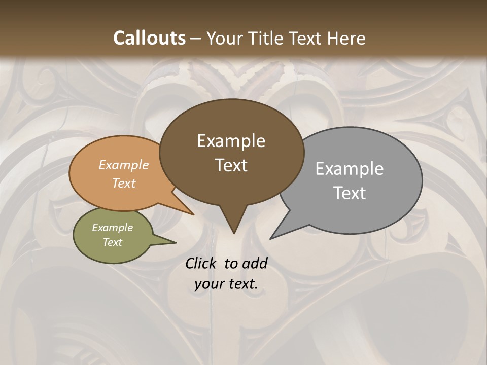 New Zealand Face Sculpture PowerPoint Template