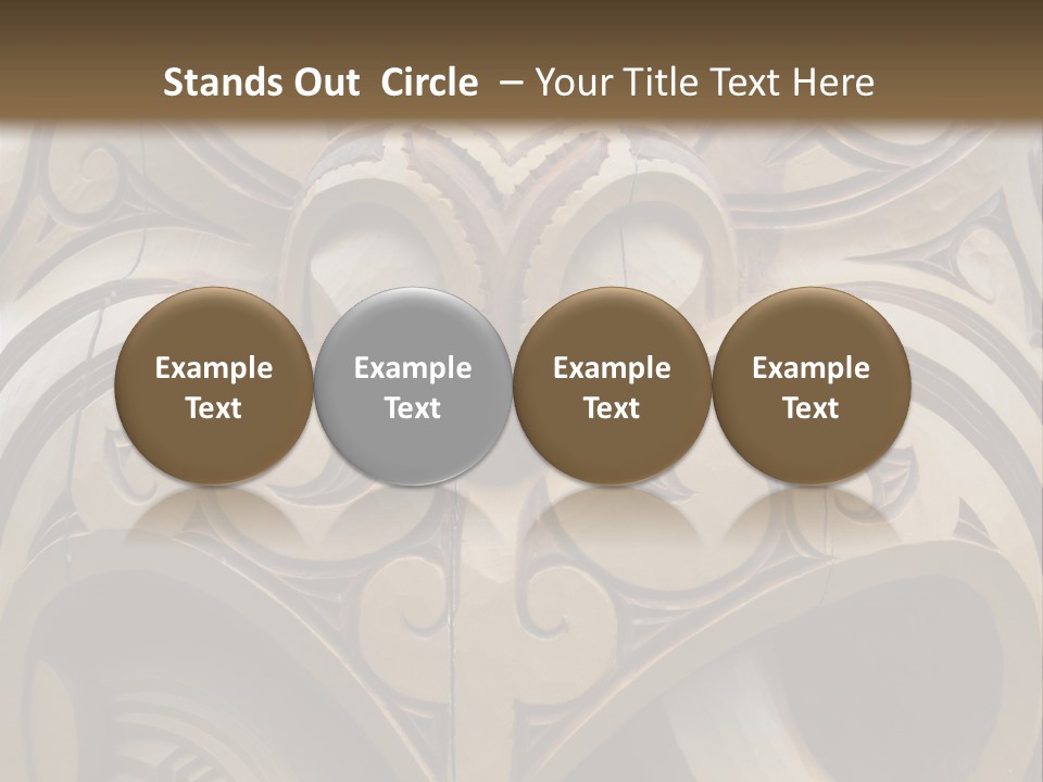 New Zealand Face Sculpture PowerPoint Template