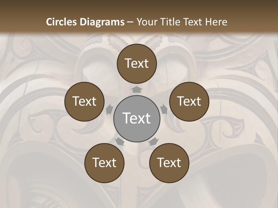 New Zealand Face Sculpture PowerPoint Template