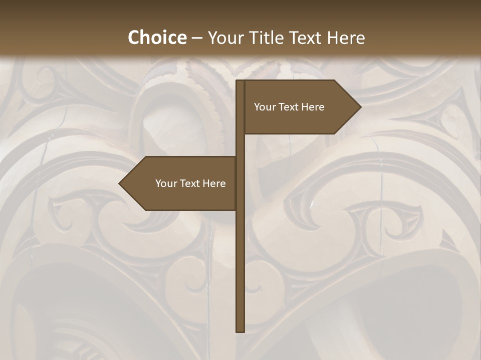 New Zealand Face Sculpture PowerPoint Template