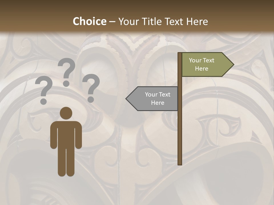 New Zealand Face Sculpture PowerPoint Template