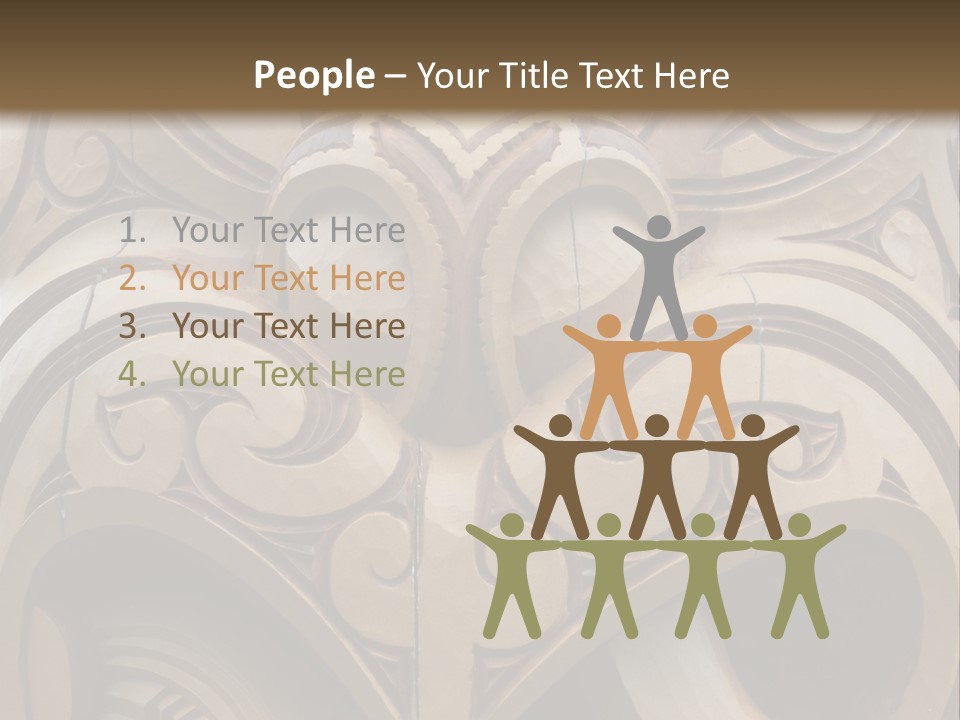 New Zealand Face Sculpture PowerPoint Template