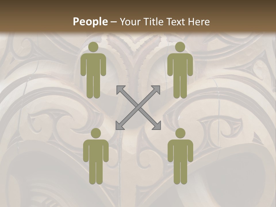 New Zealand Face Sculpture PowerPoint Template